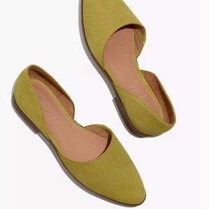 NIB Madewell Marisa snake print d’Orsay flats